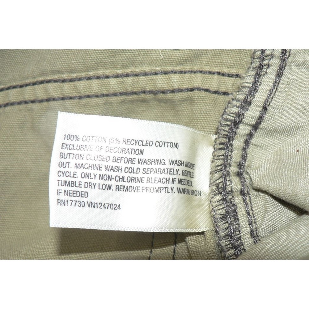 Wild Fable Womens Low Rise Cotton Pocket Relaxed Carpenter Pants in Green Size 6 - Picture 11 of 11